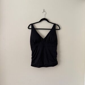Knix Black V-Neck Tankini Top